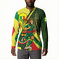 Personalized Senegal Champions World Football 2026 Button Sweatshirt Lions Of Teranga - Great Mosque Of Touba Pattern