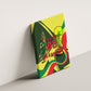 Personalized Senegal Champions World Football 2026 Canvas Wall Art Lions Of Teranga - Great Mosque Of Touba Pattern