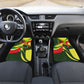 Personalized Senegal Champions World Football 2026 Car Mats Lions Of Teranga - Great Mosque Of Touba Pattern
