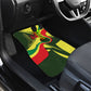 Personalized Senegal Champions World Football 2026 Car Mats Lions Of Teranga - Great Mosque Of Touba Pattern