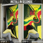 Personalized Senegal Champions World Football 2026 Door Cover Lions Of Teranga - Great Mosque Of Touba Pattern