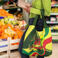 Personalized Senegal Champions World Football 2026 Grocery Bag Lions Of Teranga - Great Mosque Of Touba Pattern