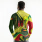 Personalized Senegal Champions World Football 2026 Long Sleeve Polo Shirt Lions Of Teranga - Great Mosque Of Touba Pattern