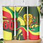 Personalized Senegal Champions World Football 2026 Skinny Tumbler Lions Of Teranga - Great Mosque Of Touba Pattern