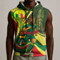 Personalized Senegal Champions World Football 2026 Sleeveless Hoodie Lions Of Teranga - Great Mosque Of Touba Pattern
