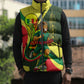 Personalized Senegal Champions World Football 2026 Sleeveless Puffer Jacket Lions Of Teranga - Great Mosque Of Touba Pattern
