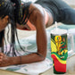Personalized Senegal Champions World Football 2026 Tumbler With Handle Lions Of Teranga - Great Mosque Of Touba Pattern