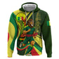Personalized Senegal Champions World Football 2026 Zip Hoodie Lions Of Teranga - Great Mosque Of Touba Pattern