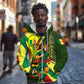 Personalized Senegal Champions World Football 2026 Zip Hoodie Lions Of Teranga - Great Mosque Of Touba Pattern