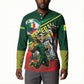 Custom Senegal Champions Football 2026 Button Sweatshirt Teranga Lions G.O.A.T Mascot - African Renaissance Monument