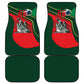 Custom Senegal Champions Football 2026 Car Mats Teranga Lions G.O.A.T Mascot - African Renaissance Monument