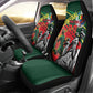 Custom Senegal Champions Football 2026 Car Seat Cover Teranga Lions G.O.A.T Mascot - African Renaissance Monument