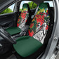 Custom Senegal Champions Football 2026 Car Seat Cover Teranga Lions G.O.A.T Mascot - African Renaissance Monument