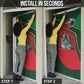 Custom Senegal Champions Football 2026 Door Cover Teranga Lions G.O.A.T Mascot - African Renaissance Monument