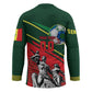 Custom Senegal Champions Football 2026 Hockey Jersey Teranga Lions G.O.A.T Mascot - African Renaissance Monument