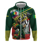 Custom Senegal Champions Football 2026 Hoodie Teranga Lions G.O.A.T Mascot - African Renaissance Monument