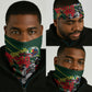 Custom Senegal Champions Football 2026 Neck Gaiter Teranga Lions G.O.A.T Mascot - African Renaissance Monument