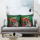Custom Senegal Champions Football 2026 Pillow Cover Teranga Lions G.O.A.T Mascot - African Renaissance Monument