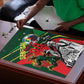 Custom Senegal Champions Football 2026 Puzzle Teranga Lions G.O.A.T Mascot - African Renaissance Monument