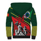 Custom Senegal Champions Football 2026 Sherpa Hoodie Teranga Lions G.O.A.T Mascot - African Renaissance Monument