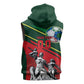 Custom Senegal Champions Football 2026 Sleeveless Hoodie Teranga Lions G.O.A.T Mascot - African Renaissance Monument