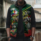 Custom Senegal Champions Football 2026 Sleeveless Puffer Jacket Teranga Lions G.O.A.T Mascot - African Renaissance Monument