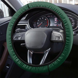 Senegal Champions Football 2026 Steering Wheel Cover Teranga Lions G.O.A.T Mascot - African Renaissance Monument