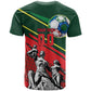 Custom Senegal Champions Football 2026 T shirt Teranga Lions G.O.A.T Mascot - African Renaissance Monument