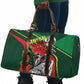 Custom Senegal Champions Football 2026 Travel Bag Teranga Lions G.O.A.T Mascot - African Renaissance Monument