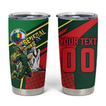 Custom Senegal Champions Football 2026 Tumbler Cup Teranga Lions G.O.A.T Mascot - African Renaissance Monument