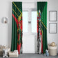Custom Senegal Champions Football 2026 Window Curtain Teranga Lions G.O.A.T Mascot - African Renaissance Monument