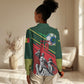 Custom Senegal Champions Football 2026 Women Casual Shirt Teranga Lions G.O.A.T Mascot - African Renaissance Monument