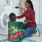 Personalized Algeria Football Champions Laundry Basket Fennec Fox Mascot - Algiers Martyrs Memorial