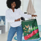 Personalized Algeria Football Champions Laundry Basket Fennec Fox Mascot - Algiers Martyrs Memorial
