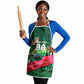 Personalized Algeria Football Champions Apron Fennec Fox Mascot - Algiers Martyrs Memorial