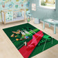 Personalized Algeria Football Champions Area Rug Fennec Fox Mascot - Algiers Martyrs Memorial
