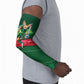 Personalized Algeria Football Champions Arm Sleeves Fennec Fox Mascot - Algiers Martyrs Memorial
