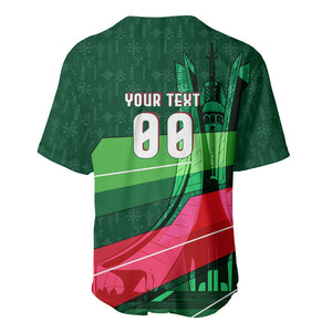 Personalized Algeria Football Champions Baseball Jersey Fennec Fox Mascot - Algiers Martyrs Memorial