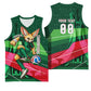 Personalized Algeria Football Champions Basketball Jersey Fennec Fox Mascot - Algiers Martyrs Memorial