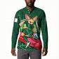 Personalized Algeria Football Champions Button Sweatshirt Fennec Fox Mascot - Algiers Martyrs Memorial