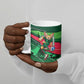 Personalized Algeria Football Champions Ceramic Mug Fennec Fox Mascot - Algiers Martyrs Memorial