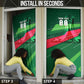 Personalized Algeria Football Champions Door Cover Fennec Fox Mascot - Algiers Martyrs Memorial