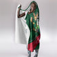 Personalized Algeria Football Champions Hooded Blanket Fennec Fox Mascot - Algiers Martyrs Memorial