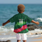 Personalized Algeria Football Champions Kid Hawaiian Shirt Fennec Fox Mascot - Algiers Martyrs Memorial