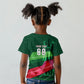Personalized Algeria Football Champions Kid T shirt Fennec Fox Mascot - Algiers Martyrs Memorial