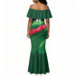 Personalized Algeria Football Champions Mermaid Dress Fennec Fox Mascot - Algiers Martyrs Memorial