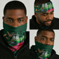 Personalized Algeria Football Champions Neck Gaiter Fennec Fox Mascot - Algiers Martyrs Memorial