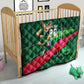 Personalized Algeria Football Champions Quilt Fennec Fox Mascot - Algiers Martyrs Memorial