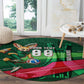 Personalized Algeria Football Champions Round Carpet Fennec Fox Mascot - Algiers Martyrs Memorial