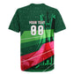 Personalized Algeria Football Champions Rugby Jersey Fennec Fox Mascot - Algiers Martyrs Memorial